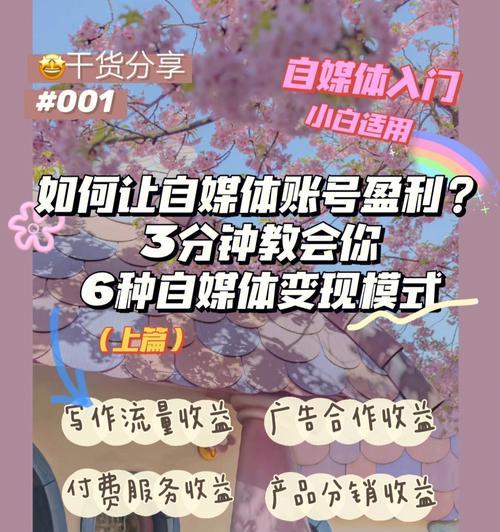 微信视频号的赚钱秘籍（如何通过微信视频号赚取佣金）