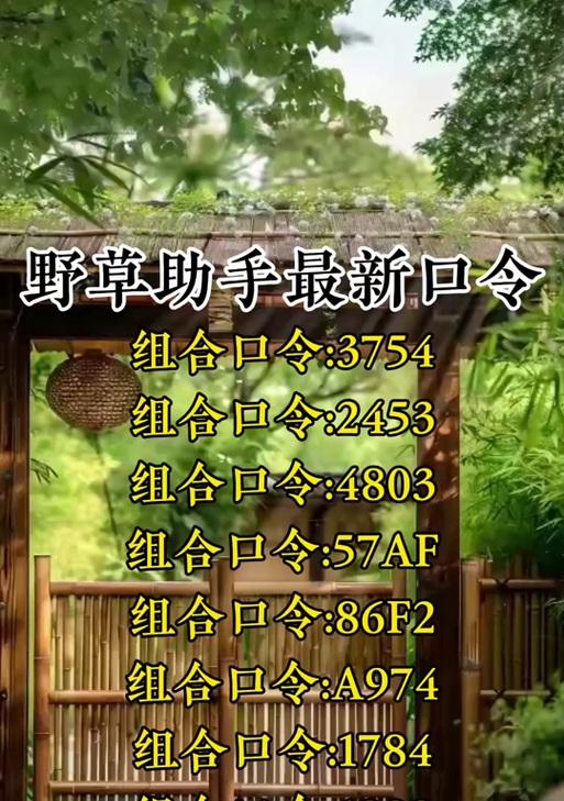野草助手搜索引擎口令是什么？如何获取？