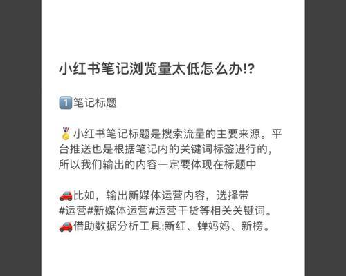 小红书笔记中如何有效埋关键词？