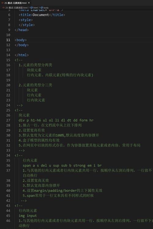 HTML节点有哪些类型？如何正确使用它们？