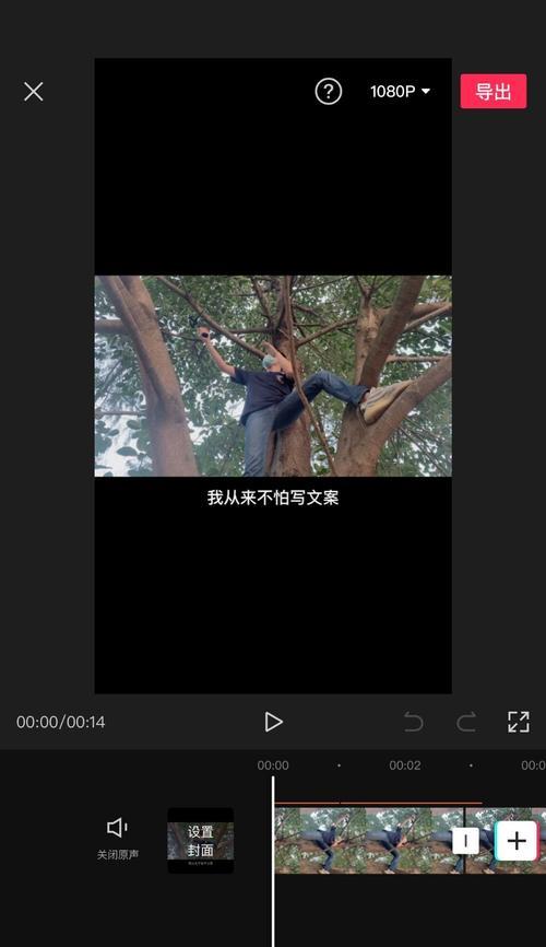 抖音视频剪辑时文字和音效如何去除？