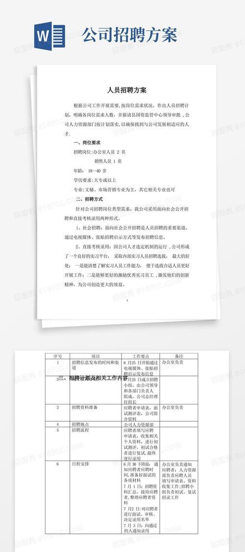 招聘网站分析方案怎么写？如何制定有效的招聘策略？
