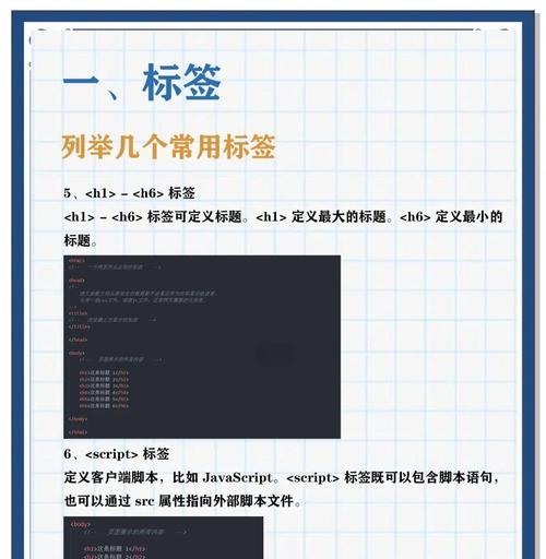 HTML标签大全：基础标签及其用途是什么？